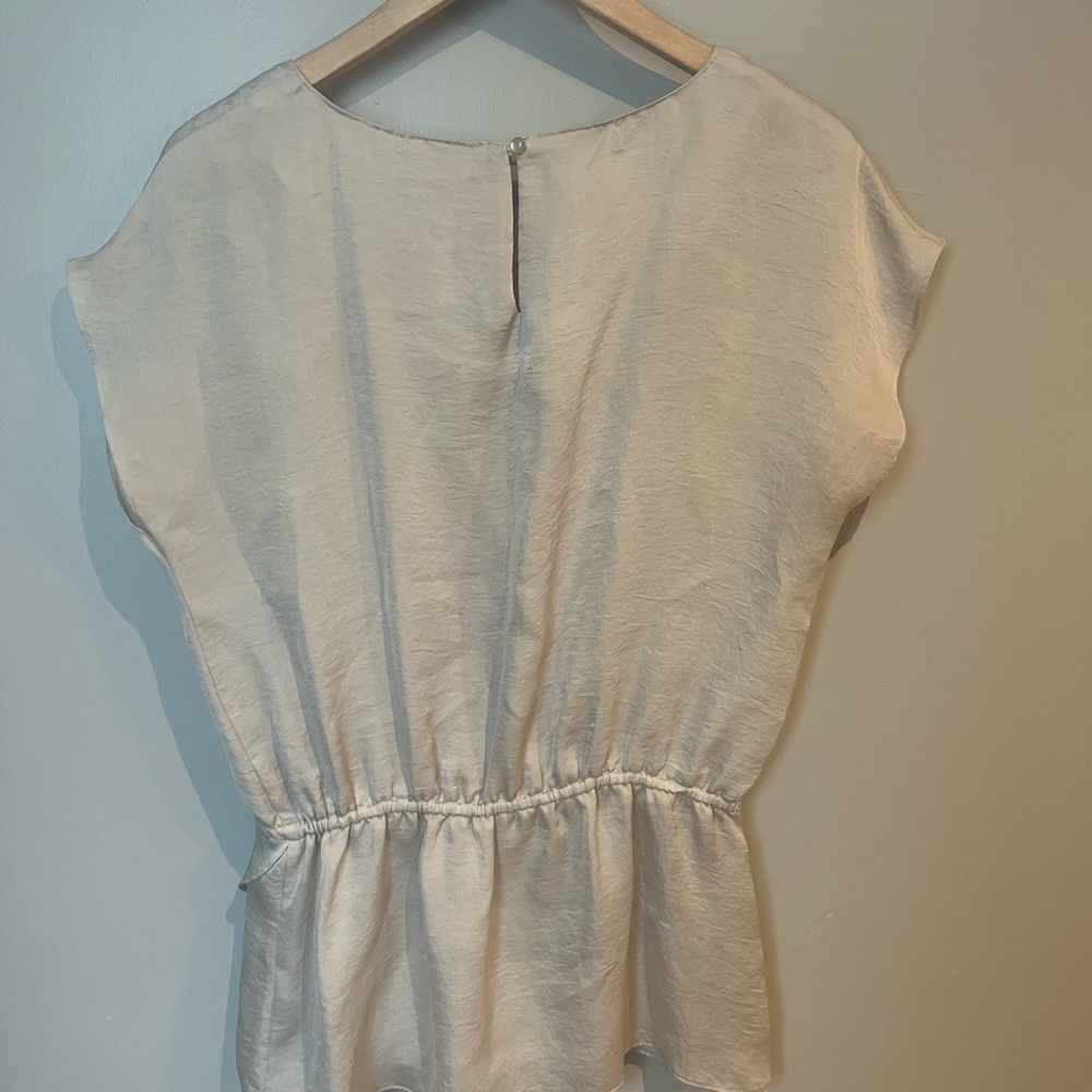 Silk short sleeve shirt